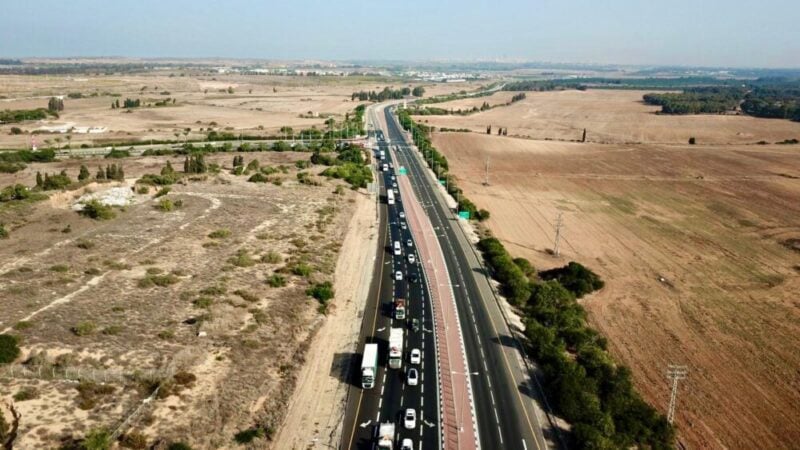 בשורה לתושבי אשקלון: כביש 4 יורחב לארבעה נתיבים