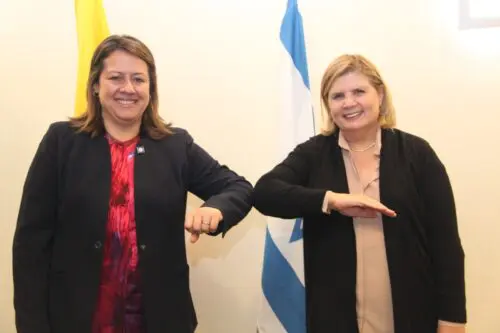 פגישת שרות הכלכלה של ישראל וקולומביה: דנו בחיזוק קשרי הכלכלה והמסחר בין המדינות