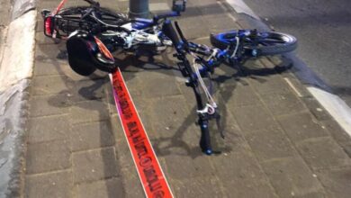 אופניים חשמליים - בן 25 נפצע בתאונה