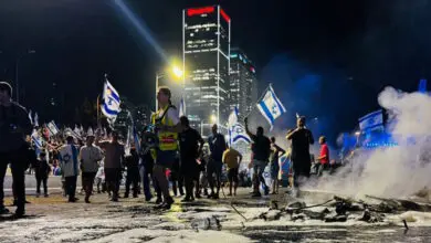 הפגנה - מפגינים - נתיבי איילון - תל אביב