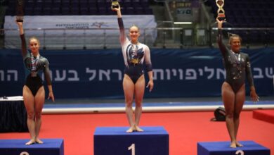 ליהיא רז זכתה באליפות ישראל בהתעמלות מכשירים לבוגרות 2023