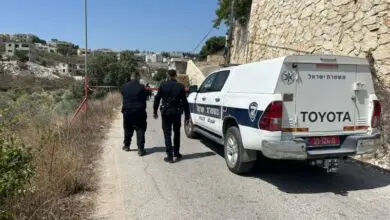 שוטרים - ניידת משטרה - זירת אירוע - ירי - כפר ערבי