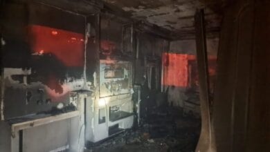 שריפת מבנה - בית מגורים - דלית אל כרמל - כבאות והצלה - שריפה