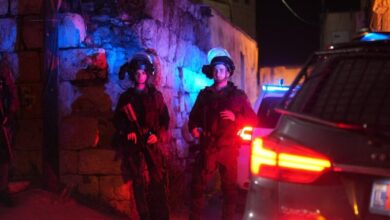 פעילות שוטרי מחוז ירושלים - לוחמי מג״ב - מזרח ירושלים - לילה